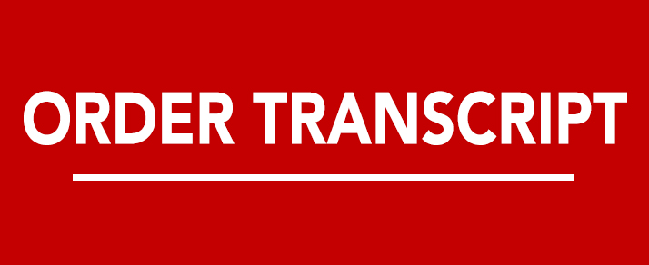 Transcript Request