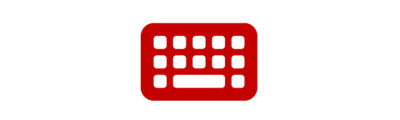 Computer keyboard icon