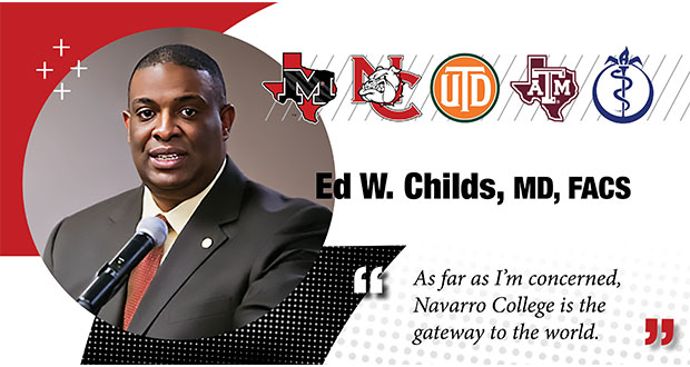 Alumni Dr. Ed Childs says 