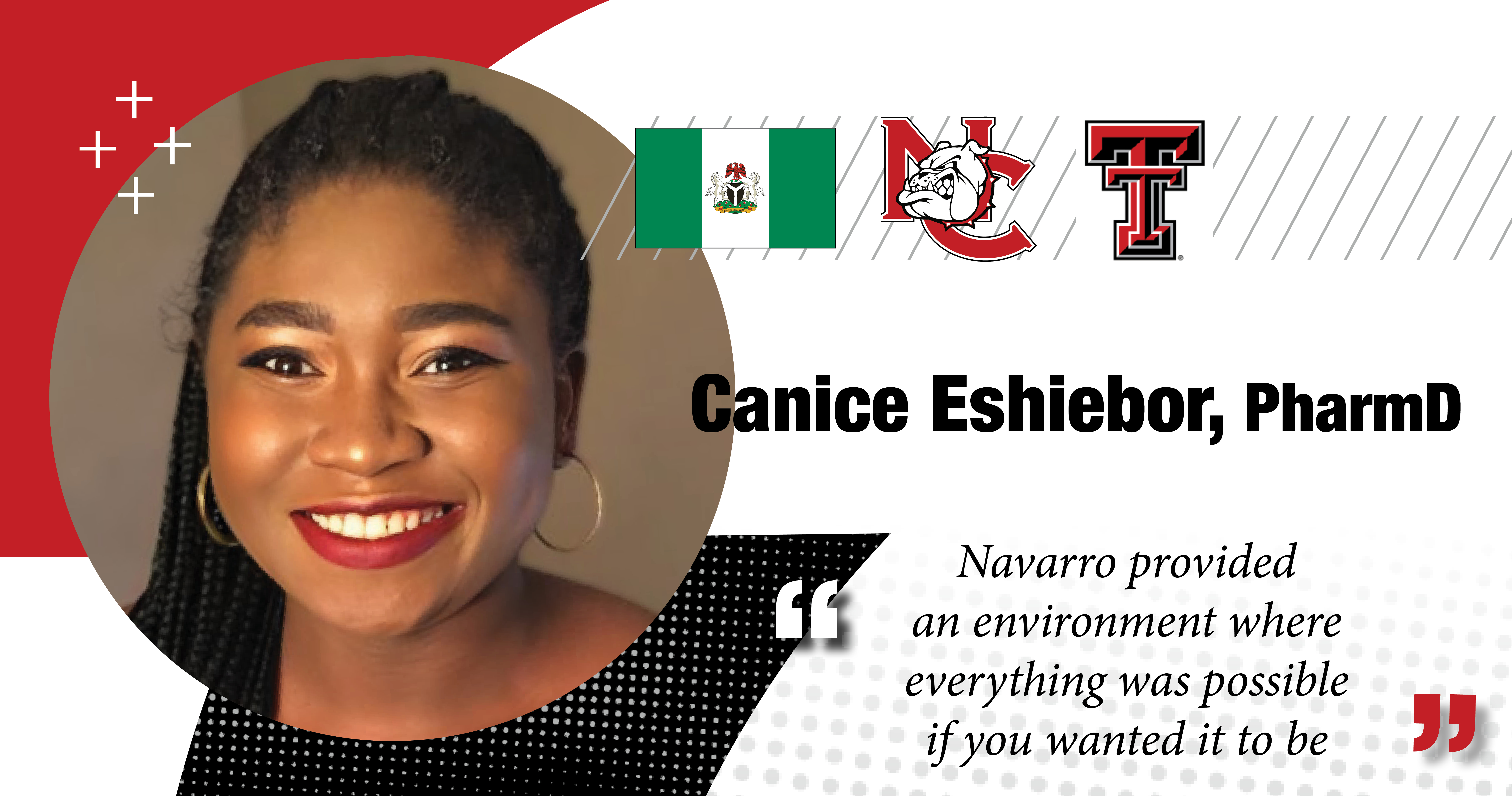 With Bulldog Pride: Canice Eshiebor Achieves Pharm. D. With Courses From Navarro College 